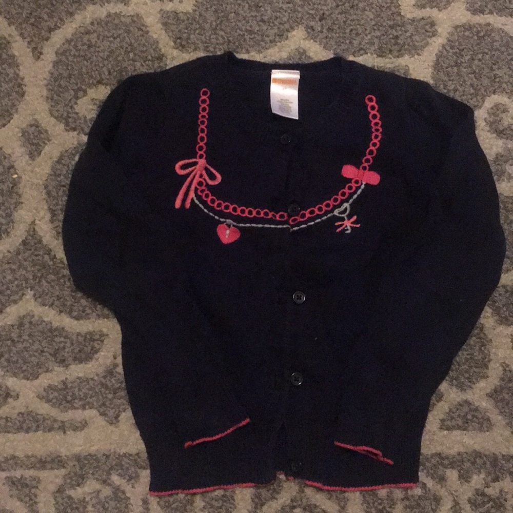 Gymboree necklace cardigan